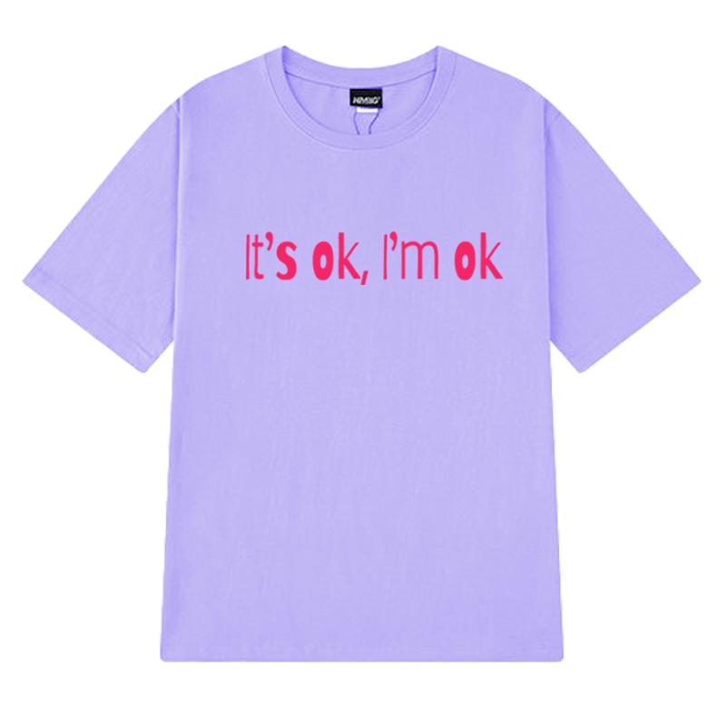 Hot Singer Tate McRae Its Ok, Im Ok Music T Shirt Men Women Fashion Y2k Short Sleeve T-shirts Unisex Oversized 100% Cotton Tops