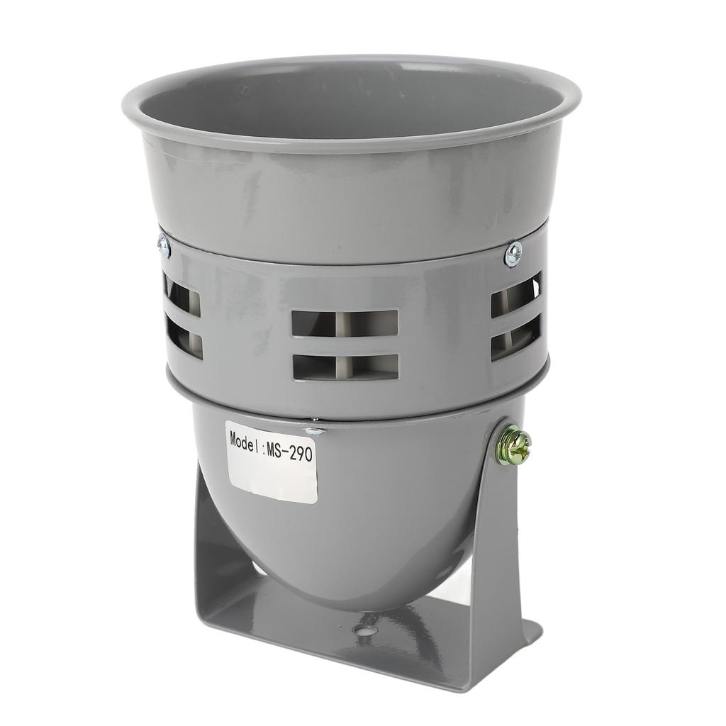 Industrial Alarm Buzzer Motor Driven Siren 120dB 40W Gray Iron Shell Fire Horn Electronic Component