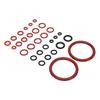 Coffee Machine O     Kit Silicone Coffee Machine Large and Small Gaskets for Replacement Black and Red