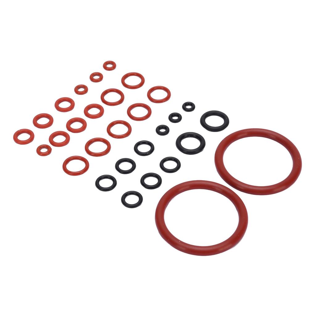 Coffee Machine O     Kit Silicone Coffee Machine Large and Small Gaskets for Replacement Black and Red