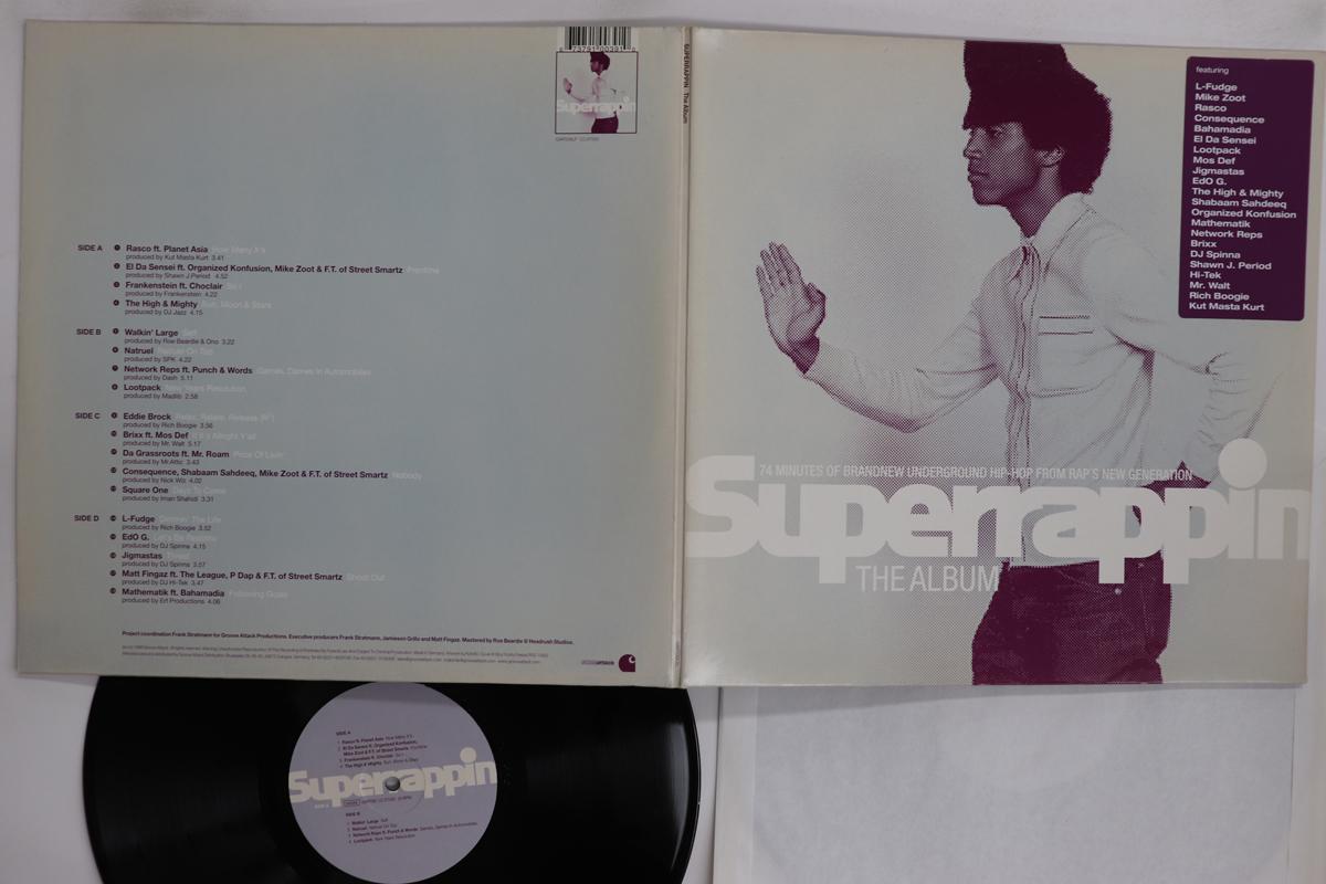 

LP Record VARIOUS Superrappin The Album GAP039LP Groove Attack P 1999 Germany Rap HipHopRB Used