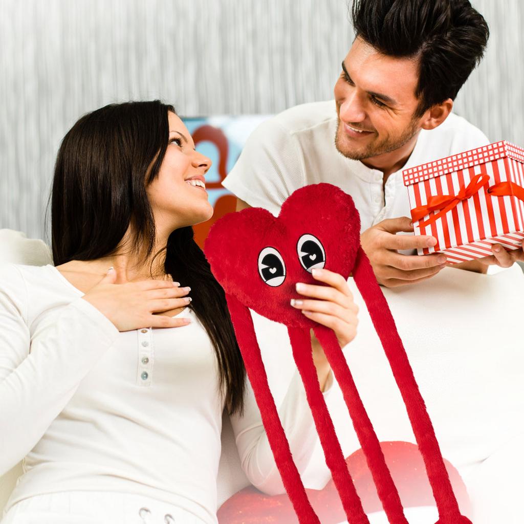 Valentine's Day Long-limbed Heart-shaped Plush Toy