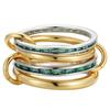 European and American Copper Zircon Stacked Plain Ring Ring, High-end Personality Ring, Light Luxury Hand Jewelry, Women's Fashion