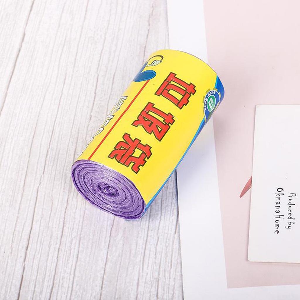 15 adet 50*45 cm Renkli Çevre Dostu Tek Kullanımlık Ev Çöp Torbaları