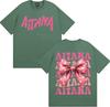 Sängerin Aitana Cuarto Azul Schmetterling Grafik T-Shirt Herren Damen Harajuku Ästhetik Streetwear T-Shirts Baumwolle Lässig Locker T-Shirt
