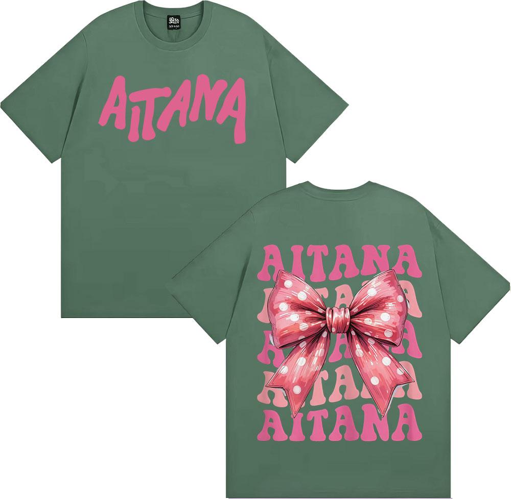 

Singer Aitana Cuarto Azul Butterfly Graphic T Shirt Unisex Women Harajuku Aesthetic Streetwear T Shirts Cotton Casual Loose Tshirt 4XL