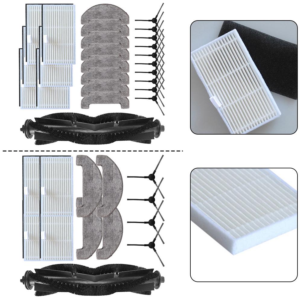 1 Set For BPMIO B15 B15 Plus Vacuum Cleaner Main Side Brush Filter Mop Cloth Kit Vacuum Cleaner Accessories To Replace