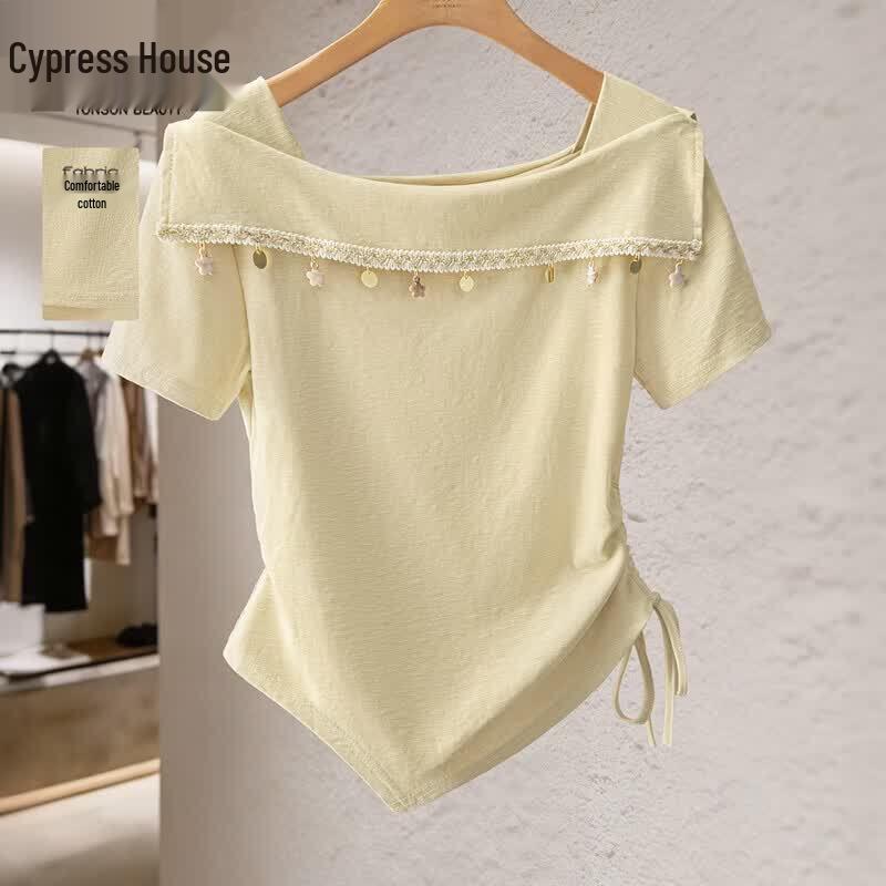 Women s Sequin Embellished Short Sleeve T-Shirt One Size