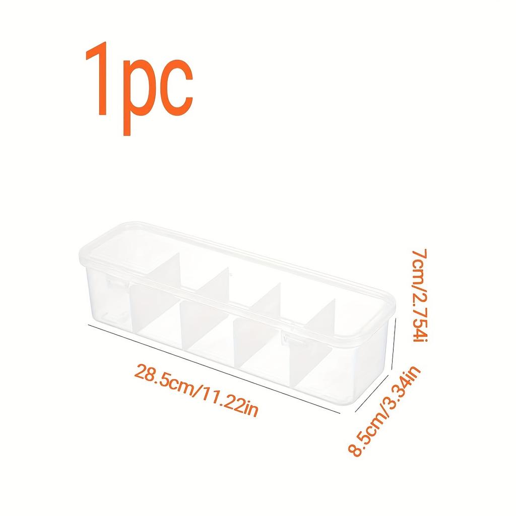 1pc Desktop Cable Organizer Box with Drawer - PET Material, Ideal for Home Office Use, Keeps Charging & Data Cables Tidy