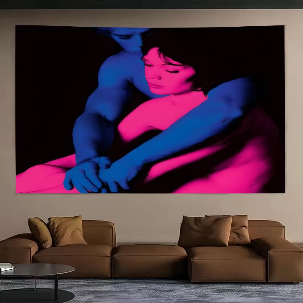 Warm Art Tapestry Wall Art Personalized Bedroom Living Room Background Decor Aesthetic Room Decoration Accessories