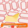 Waterproof, Oilproof Removable Self-Adhesive Clothing Labels for Name, Date, Price, and Classification.