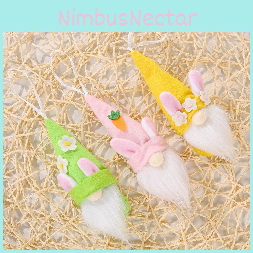 Doll Easter Faceless Pendant With Rabbit Ear Decoration For Holiday Celebrations