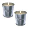 Set of 2 Outdoor Indoor Scented Candle Natural Wax Candle Set for Garden Yard Hausware Skeeter Repellents Candle