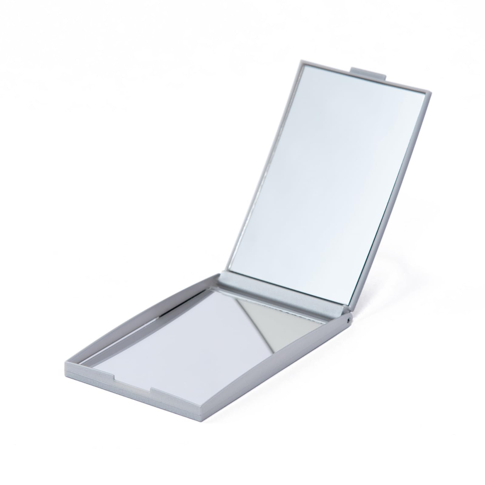 

Napure Зеркало Подробности в большем размере квадратное компактное зеркало Серебряное 3-кратное увеличение Зеркало для макияжа Ручное зеркало Подарок ко Дню пожилого человека - -