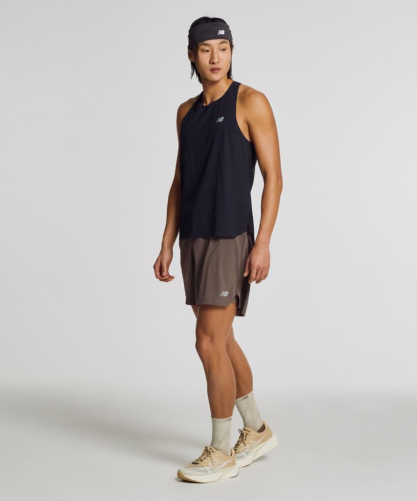 Nyuballanseu Nbnvg26221 / Men 2In1 Rc Shorts 7 Inch (Brown)