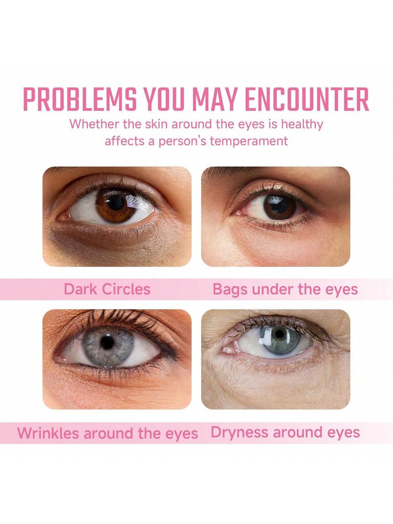 24/60pcs/Pack Moisturizing Collagen Eye Masks, Eye Care Hydrating & Nourishing, Reduce Fine Lines, E