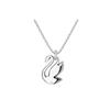 Swarovski Swan Necklaces Women's Silver 5647872