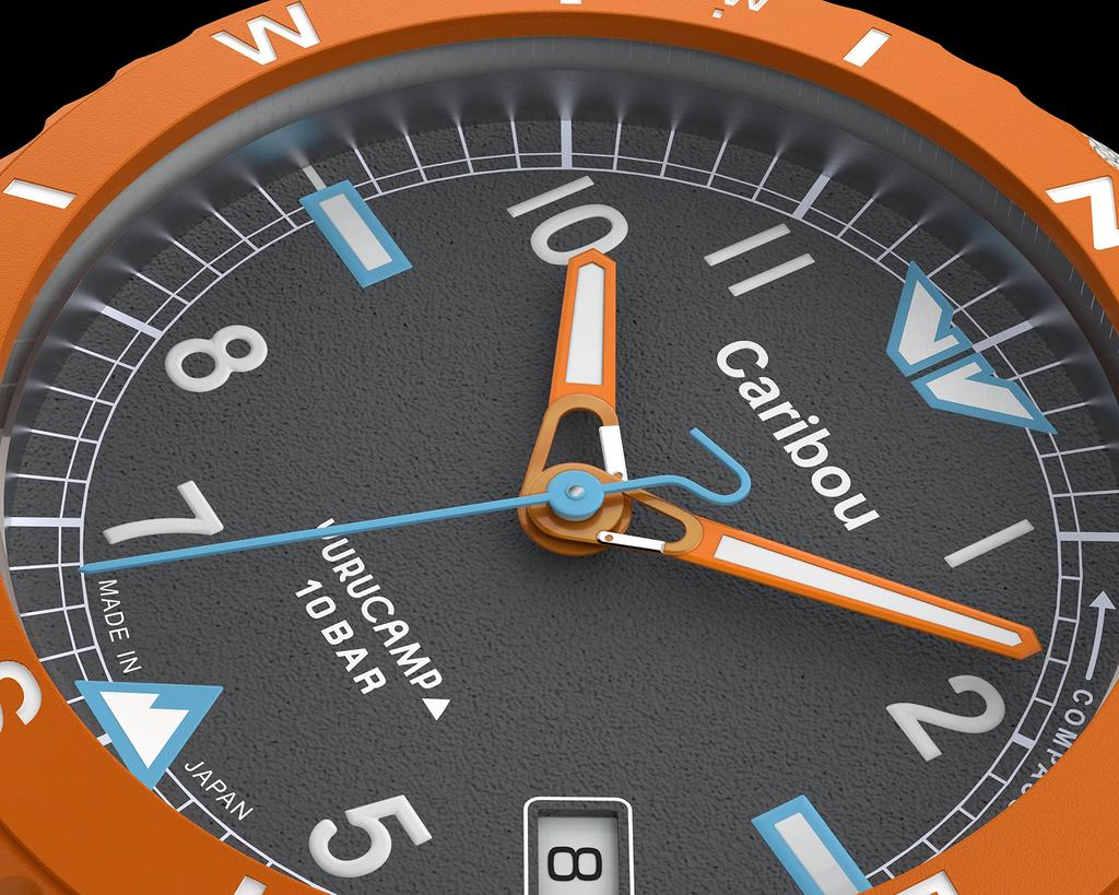 Kentex Yuru Bærekraftig Samarbeidsklokke Caribou Modell Vanlig Utgave [Kentex] Camp S805M-01 (Svart)