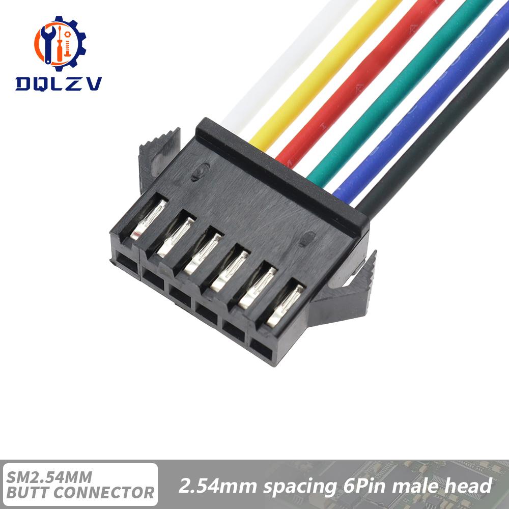 2.54mm SM 2 3 4 5 6Pin Connector Plug Male / Female Head Wires Cables DC Wire Connector Micro Male Female Plug Connectors