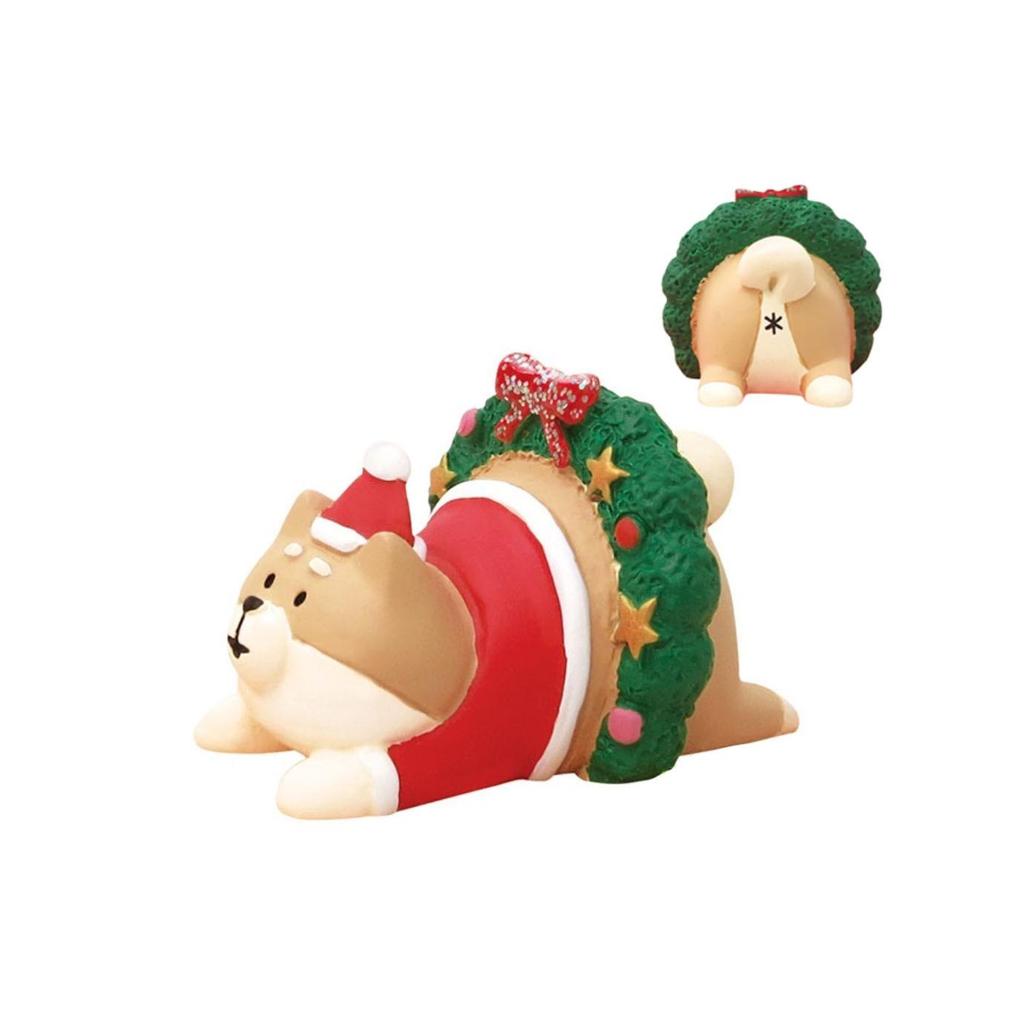 Japanese Creative Miniature Christmas Old Man Tree Ornament Resin Handicraft