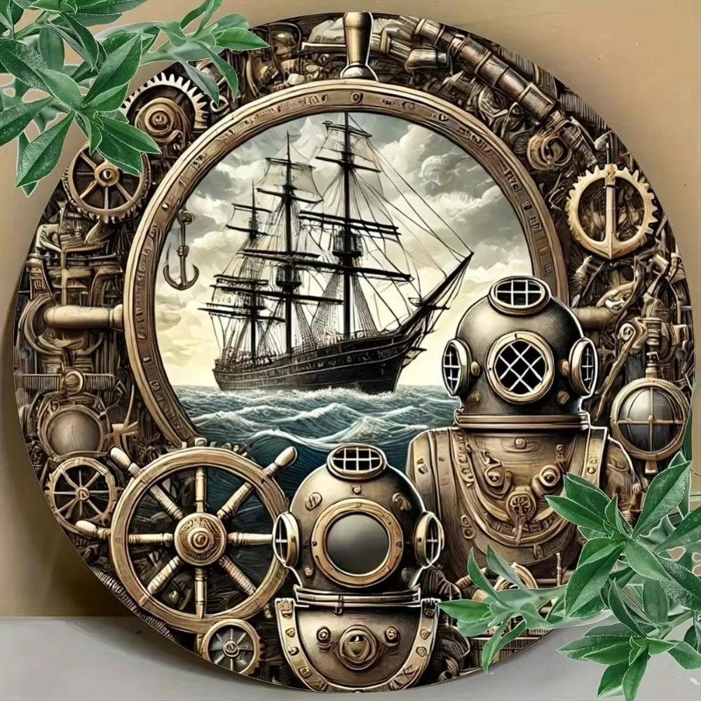 Vintage Tin Sign Decorative Metal Plaque Wall Art Retro Home Decoration