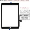 Touch Screen Digitizer for Black iPad 7/8 2019 2020 7th/8th Generation 10.2" A2197 A2198 A2200 A2270 A2428 A2429 A2430 Front Glass Assembly