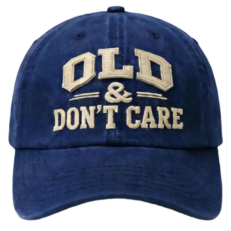 Multifunctional Cotton Baseball Hat With Detailed Embroidery And Practical Construction Outdoor Sports Cap Y08E
