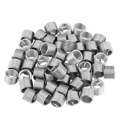 Thread Repair Insert Helical Insert Stainless Steel Coiled Wire Helical Screw Thread Inserts M8 X 1.25 X 1.5D Length
