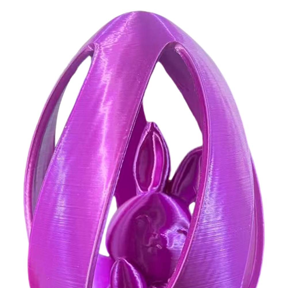 Easter Egg Wıth Rabbit Decorative Miniature 3D Printed Model Miniature Decorative Egg Rabbit Figurine Home Living Room Decor