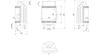 Air Fireplace Insert KRATKI BLANKA LP 8 kW Ø 160 Assembly Kit