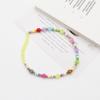 Mobile Phone Chain Beaded Colorful Cartoon Fruit Smiling Face Soft Pottery Letter Beaded To Prevent Mobile Phone from Hanging Chain.