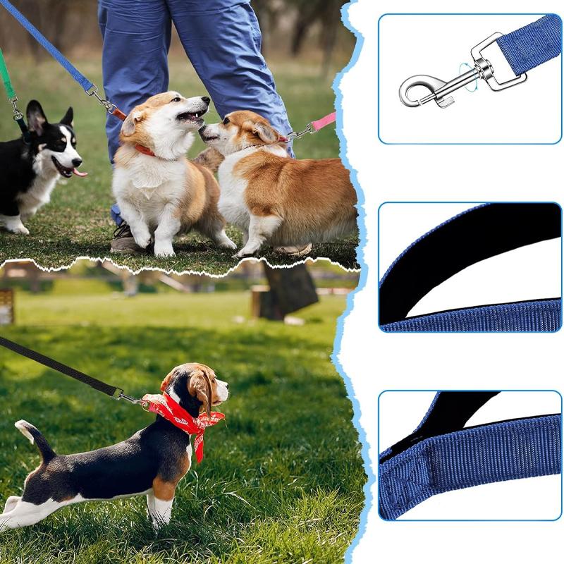 20m Long Rope Polypropylene Pet Small Big Dog Walking Solid Color Pet Leash Traction Rope Strong Polypropylene Fiber Leashes