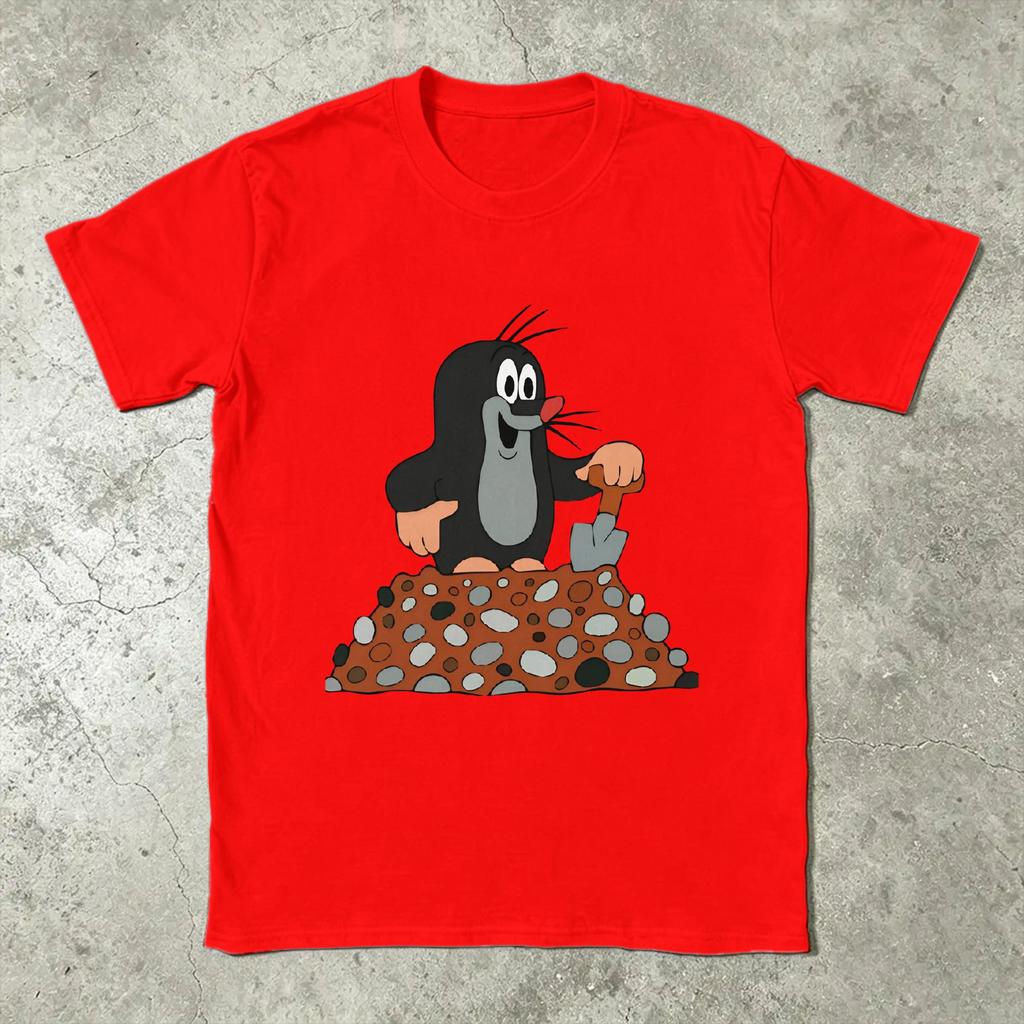 The Little Mole T Shirt Beach Pure Cotton T Shirts For Unisexs Hip Hop Loose Tshirt Short Sleeves Vintage Top Tees