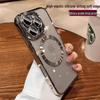 Apple iPhone 17 Pro Max Transparent Magnetic Protective Case - Anti-fall, Simple Design