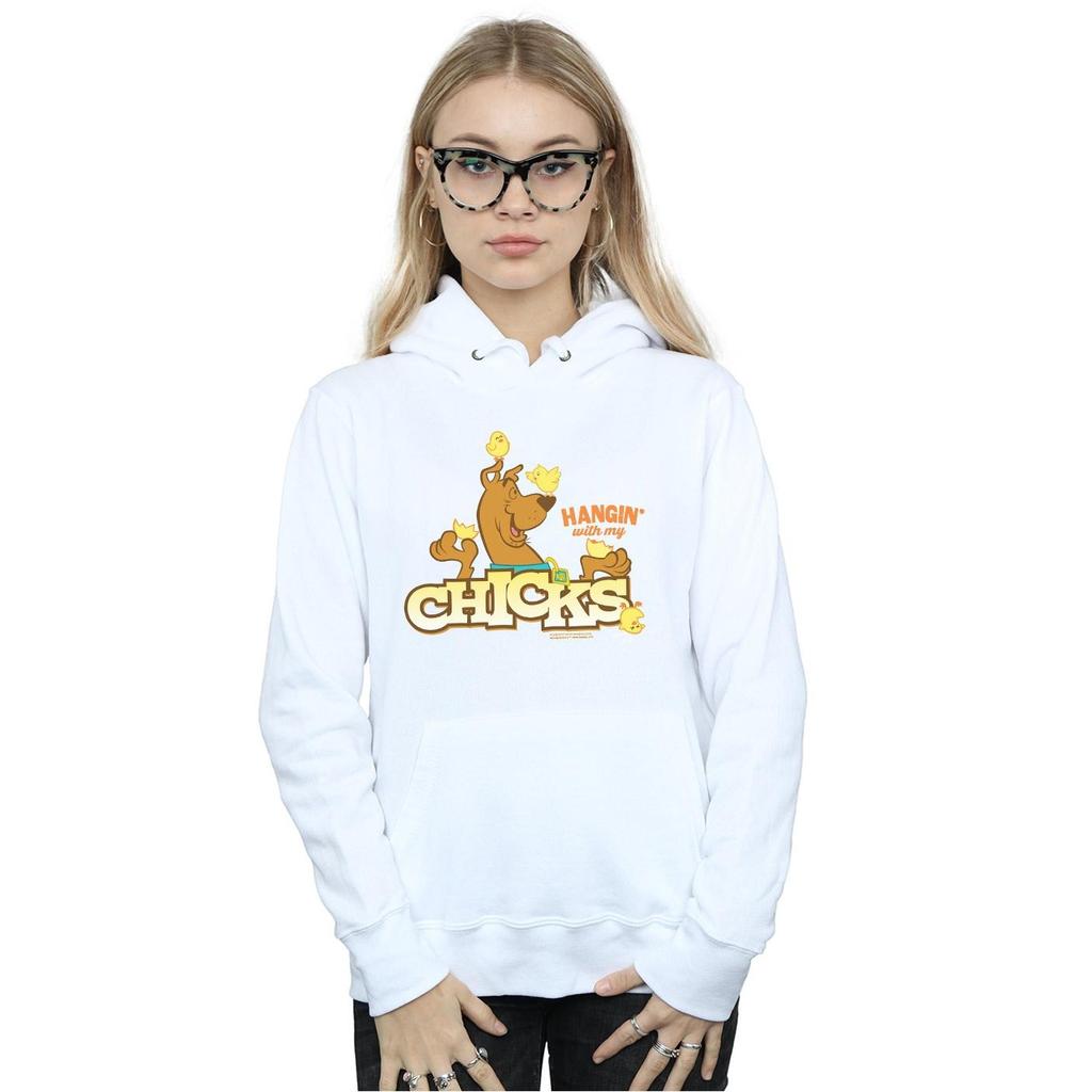 Scooby Doo Womens/Ladies Hangin With My Chicks Hoodie