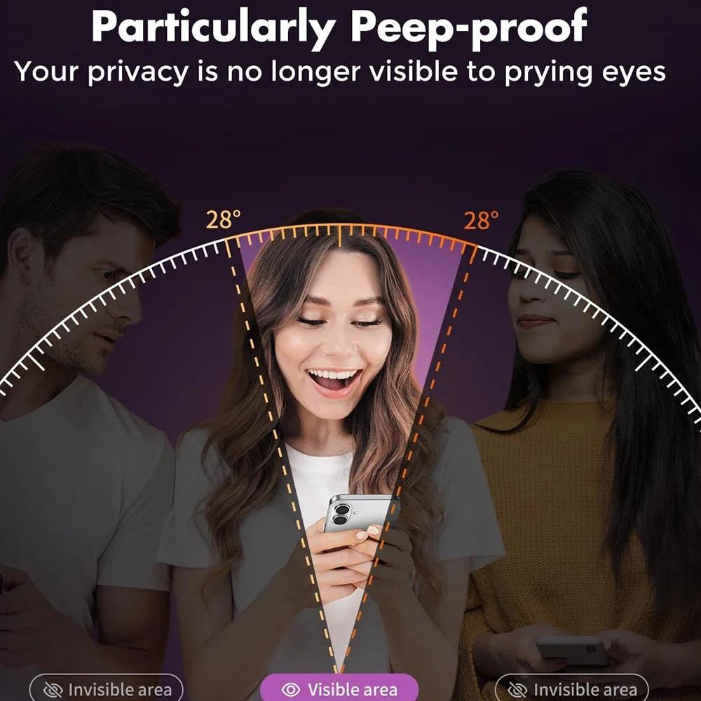 3PCSPack Privacy Screen Protector For iPhone 17 Pro Max Air 17Pro Dust Free Installation Tempered Glass Anti-Spy Protective Film