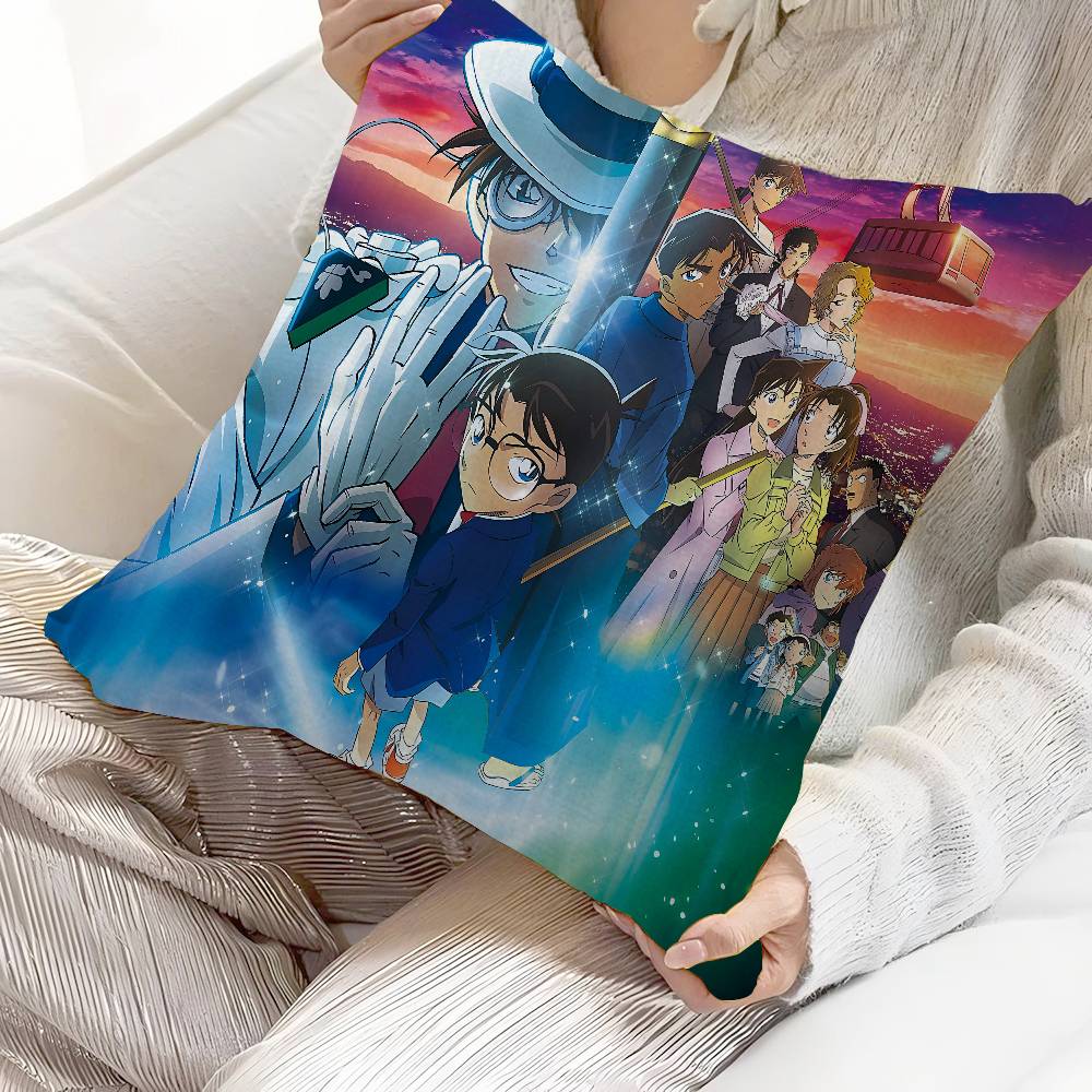 D-Detective C-Conan Lucky Dragon Pillow Cover Sofa Cushion Cover Home Room Decoration Children Gift