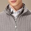 Antonio Men's Old Money Style Half-Zip Knit Sweater
