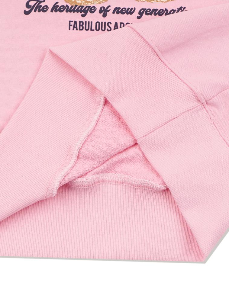 LA MAISON STUDIO Unisex Bear Friends Regular Fit Sweatshirt Pink (Fcf1Ts322M)