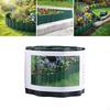 Garden Edging Border Backyard Ornament Patio Barrier Landscape height 10cm