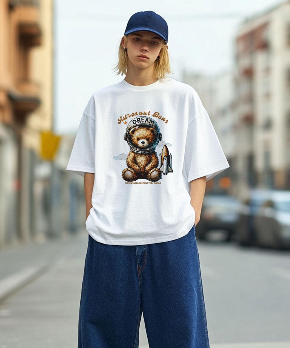 One Hundred Percent Ohpxgoodd4 Astronaut Semi-Over Short Sleeve Tee Black/S