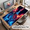 Game Controller Theme Customized Mouse Pad Personalized Print Name Text Desk Mat For Home Office Table Decor