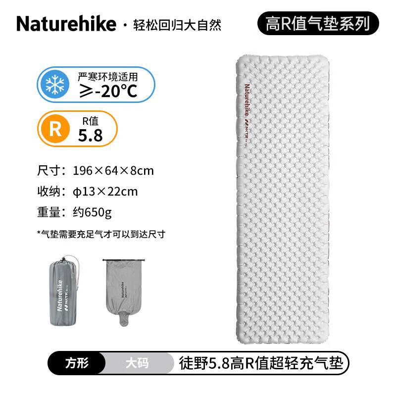 Naturehike TUYE 5.8 R-Value Ultralight Inflatable Sleeping Pad