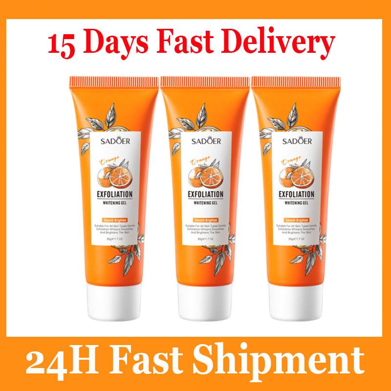 Orange Exfoliating Peeling Gel Facial Scrub Moisturizing Nourish Repair Scrubs Blackhead Removal Face Cleanser Korean Cosmetics