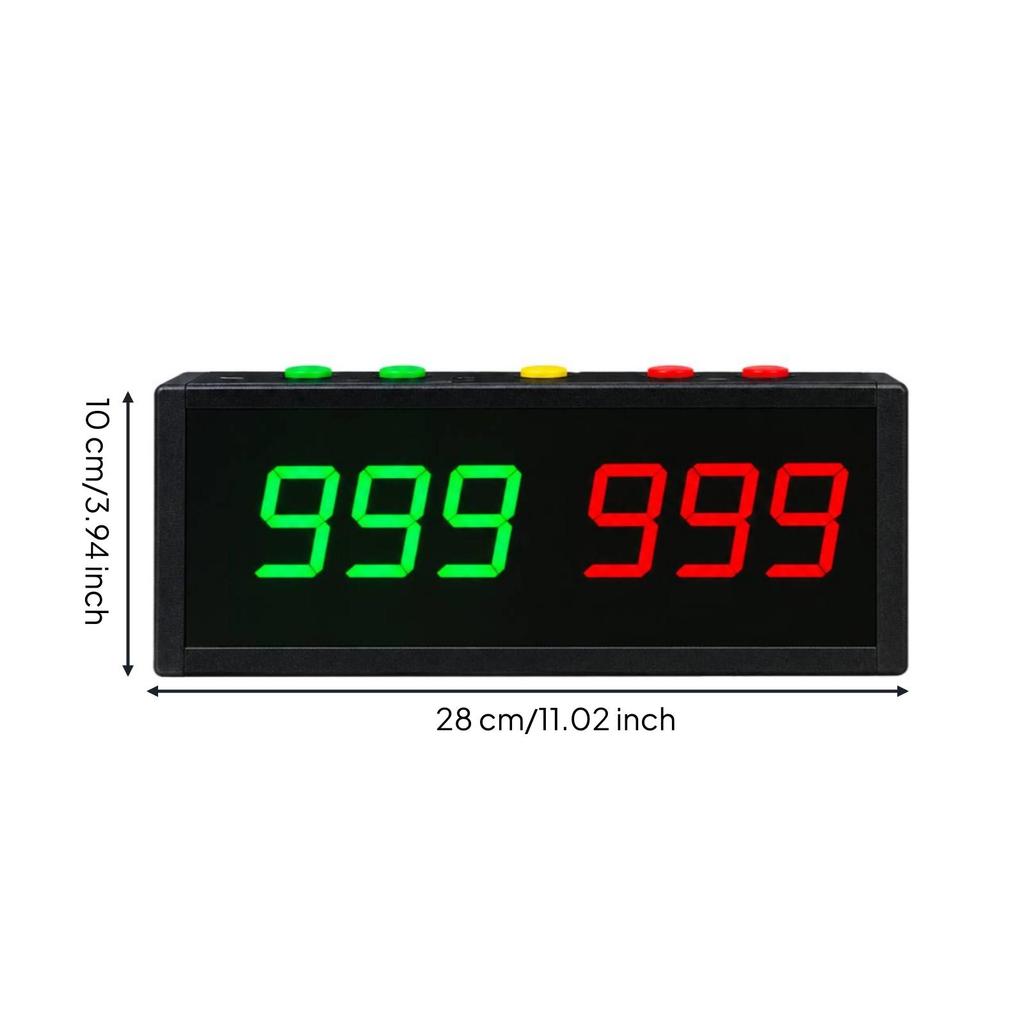 Electronic LED Scoreboard Digital with TwoColor Numerical Display EasytoRead Athletic