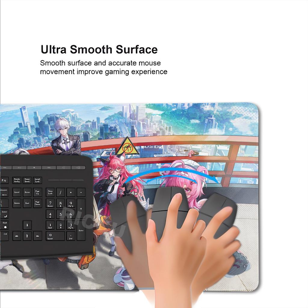 Mouse Pad Neverness To Everness NTE Cute Girl XXL Gaming Keyboard HD Printing Mousepad Office Computer Anime Gamer Desk Mat Rug
