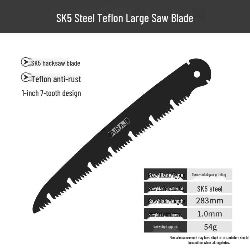 Folding Handheld Woodworking Saw for Quick Tree Cutting