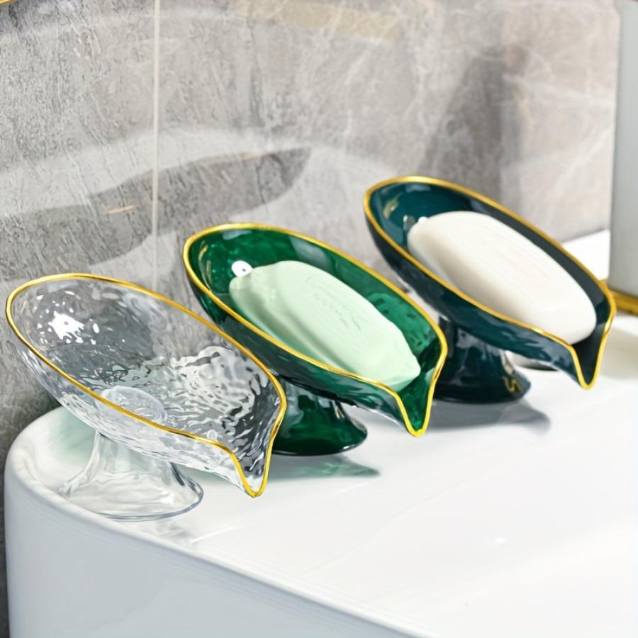 Oval Soap Dish with Drainage Hole, a Soap Box Bathroom Accessory for Soap Containers, Countertop Storage, And Organization In The Bathroom