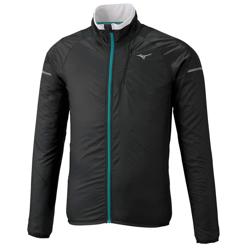 Mizuno Running Wear Packable Windbreaker Jacket J2ME9510 Black Japan S to Japanese size Men's (equivalent S)