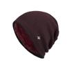 Cappello Caldo Invernale da Uomo Cappelli Casual Lavorati a Maglia per Adulti da Uomo Cappellino Monocolore da Esterno di Marca